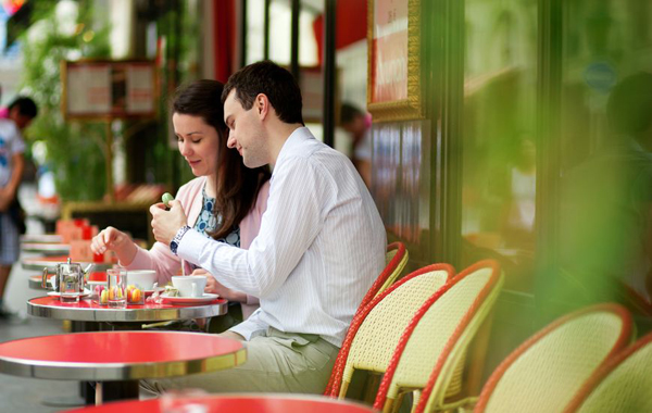 Cafeteria en la calle
