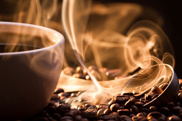 Tueste de cafe granos